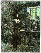 Edwin Austin Abbey Anne Hutchinson on Trial china oil painting reproduction